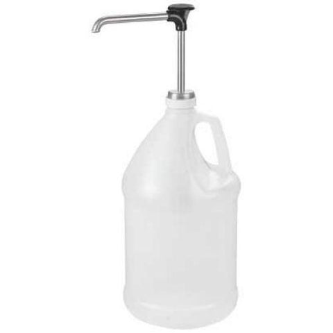 Server Stainless Steel Bottle Pump Only with 38 Mm Opening, 4.687 x 3.75 x 3.75 inch.