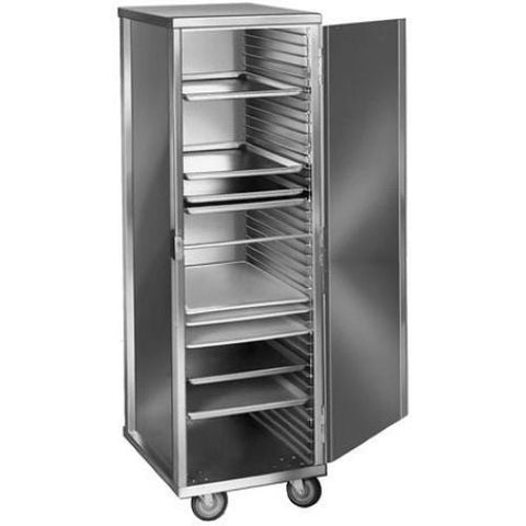 Channel Manufacturing Aluminum Enclosed Cabinet Bun Pan Rack, 66 1/2 x 20 1/2 x 27 1/2 inch.