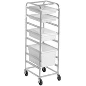 Channel Manufacturing Aluminum 7 1/2 inch Spacing Poly Box Rack, 70 x 20 1/2 x 26 inch.
