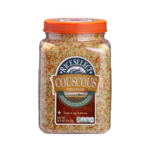 Rice Select Tri Color Couscous, 26.5 Ounce -- 4 per case.