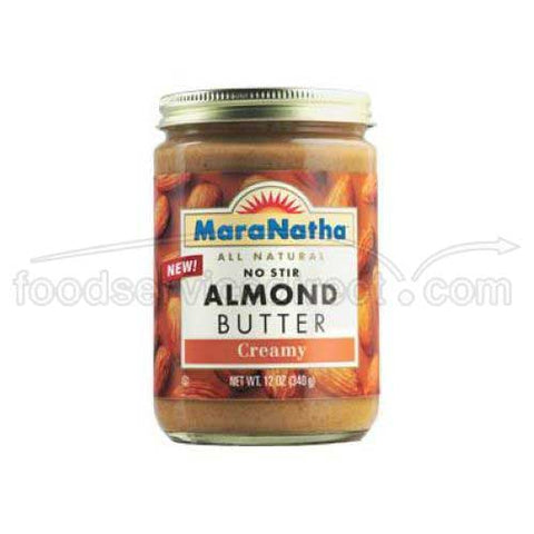 Maranatha Natural Foods Creamy Almond Butter, 12 Ounce -- 6 per case