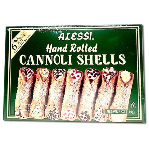 Alessi Large Cannoli Shell, 4 ounces -- 12 Per Case