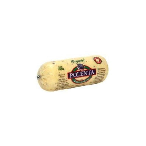 Food Merchants Organic Basil Garlic Polenta, 18 Ounce -- 12 per case.