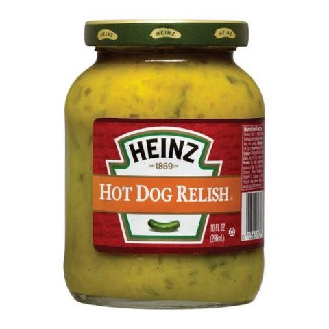 Heinz Hot Dog Relish, 10 Ounce -- 12 Case
