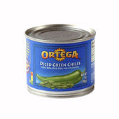 Ortega Diced Greens Chiles - 7 oz. can, 24 cans per case