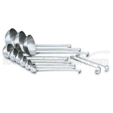 Economy Two-Piece Ladles, 18-0 Stainless Steel, Capacity 12 Ounce.