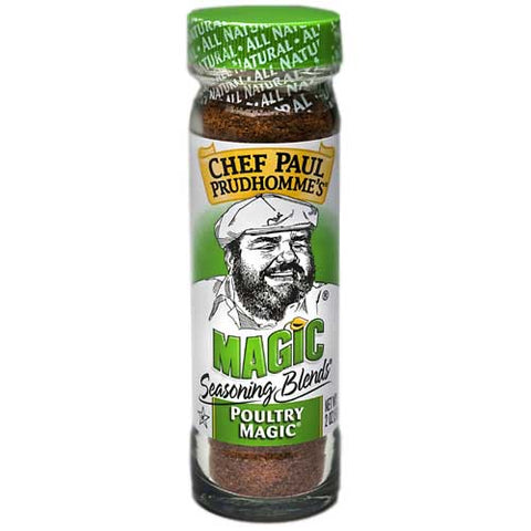 Chef Paul Prudhommes Poultry Magic - 2 oz. jar, 24 jars per case