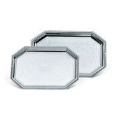 Tray 8-Sided Chrome Plating 17 1/8 X 10 Inch -- 6 Per Case