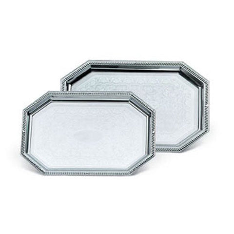 Tray 8-Sided Chrome Plating 17 1/8 X 10 Inch -- 6 Per Case