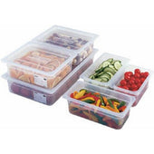 Translucent 1/1 Size 12 1/4 inch X 20 7/8 inch Cover W/Handle For Food Storage Pans -- 6 per case