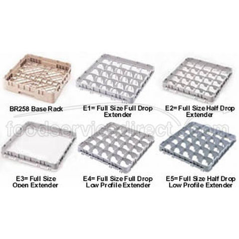 Soft Gray 25 19 5/8in X 19 5/8in X 2in 25 Compartments, Full Size Full Drop Extender, -- 12 Each.