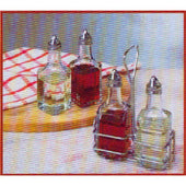 Oil & Vinegar Cruet With Wire Rack, 5.Oz -- 6 Count