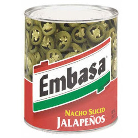 Embasa Nacho Sliced Jalapeno Pepper Glass,11 Ounce -- 12 Case