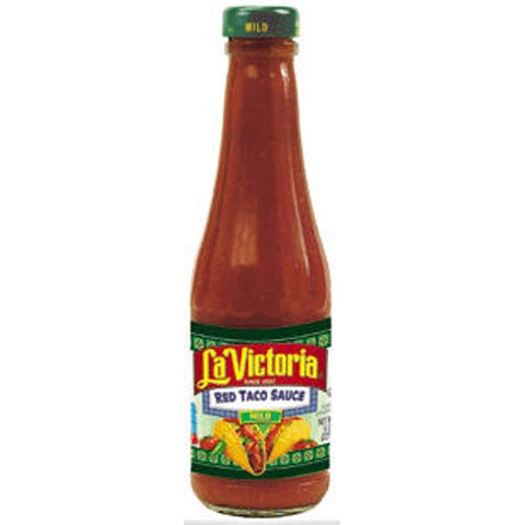 La Victoria Red Taco Sauce, Mild, Retail , 12 Ounce -- 12 Case