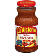 La Victoria Hot Salsa, Retail,16 Ounce -- 12 Case
