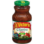 La Victoria Cilantro Salsa, Mild, Retail, 16 Ounce -- 12 Case