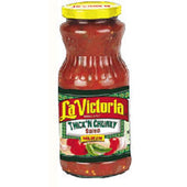 La Victoria Salsa, Thick & Chunky, Mild, Retail, 24 Ounce -- 12 Case