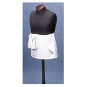 Arden/Benhar Mills Four Way White Reversible Waist Apron - poly/cotton, Width 34 x Length 29 inch -- 60 per case.