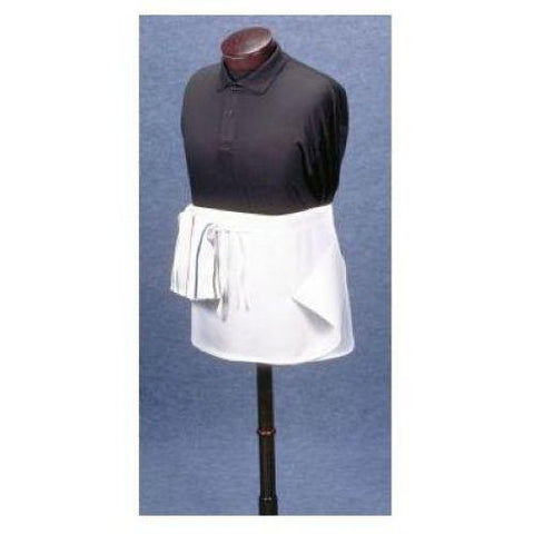 Arden/Benhar Mills Four Way White Reversible Waist Apron - poly/cotton, Width 34 x Length 29 inch -- 60 per case.