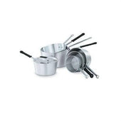Vollrath 7 Quart Aluminum Tapered Sauce Pan with Natural Finish and Plain Plated Handle -- 6 per case.