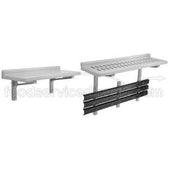 Speckled Gray Cambro Solid Shelf Camshelving Wall Shelf Kit, 18 x 48 inch.