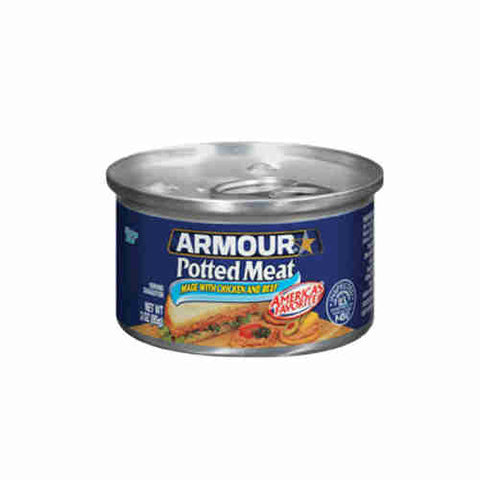 Pinnacle Foods Armour Star Potted Meat, 3 Ounce -- 48 per case.