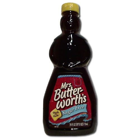 Pinnacle Foods Mrs.Butterworths Sugar Free Syrup, 24 Ounce -- 12 per case.