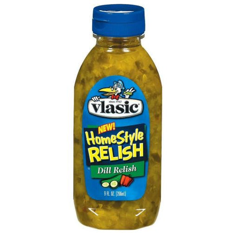 Pinnacle Foods Vlasic Homestyle Dill Pickle Relish, 9 Ounce -- 12 per case.