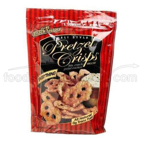 Pretzel Crisps - Everything, 7.2 Ounce -- 12 per case.