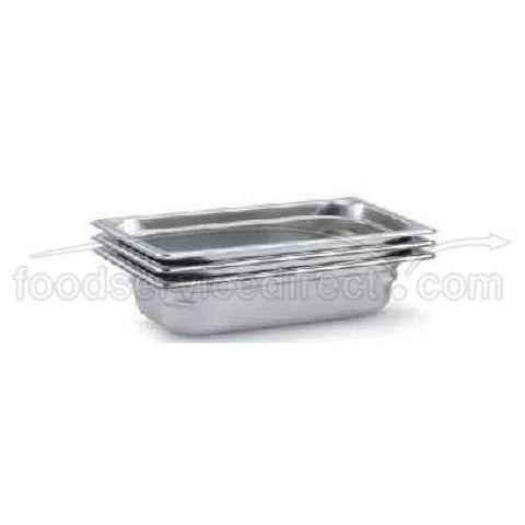 Vollrath Super Pan 3 Stainless Steel One Third Size Steam Table Pan, 6 15/16 x 12 13/16 inch -- 3 per case.