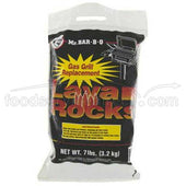 Mr Bar B Q Bagged Natural Lava Rock, 7 Pound.