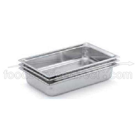 Vollrath Super Pan 3 Stainless Steel Steam Table Pan, 20 7/8 x 12 13/16 inch -- 3 per case.