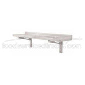 Speckled Gray Cambro Camshelving Wall Slotted Shelf, 48 x 14 inch.