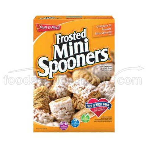 Frosted Mini Spooners Cold Cereal, 15 Ounce -- 16 per case.