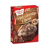 Duncan Hines Triple Chocolate Chunk Muffin Mix, 20.1 Ounce -- 12 per case.