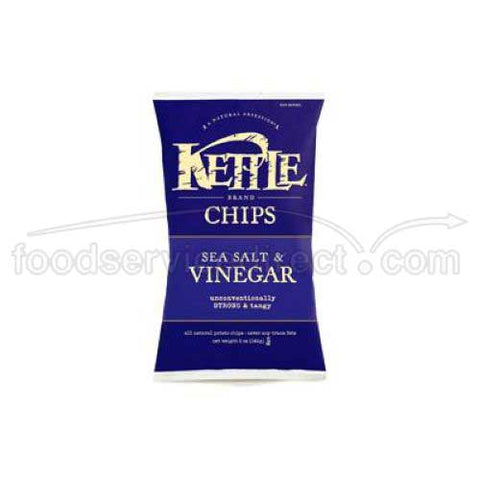 Kettle Sea Salt and Vinegar Potato Chips - 5 oz. bag, 15 per case