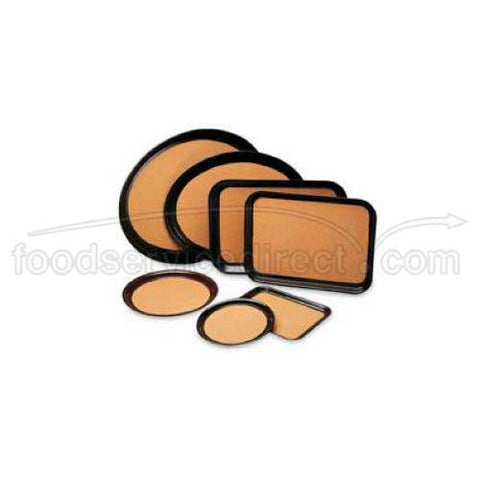 Vollrath Brown Cork Lined Laminated Rectangular Serving Tray, 12 x 16 inch -- 12 per case.