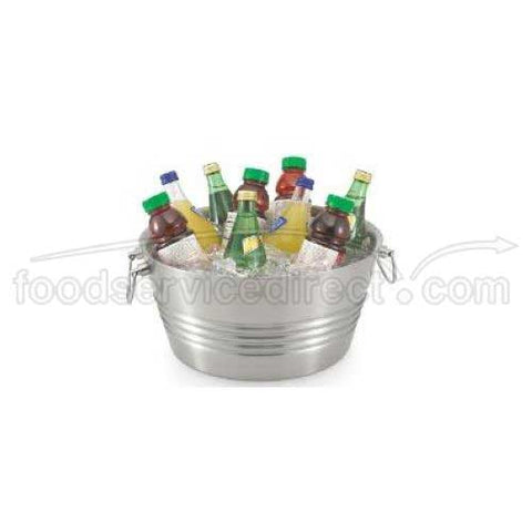 Vollrath Stainless Steel Double Wall Conical Large Beverage Bin, 21 x 15 x 11 inch.