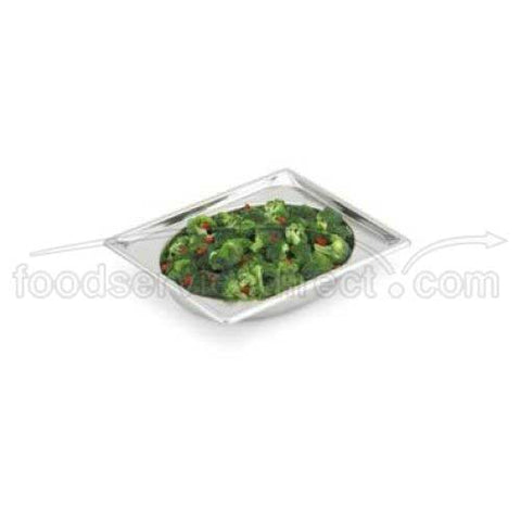 Vollrath Super Pan Stainless Steel Half Oval Pan, 2.2 Quart Capacity -- 6 per case.