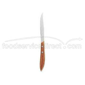 Walco Stainless Pakka Wood Handle Steak Knife, 4 1/4 inch -- 24 per case.