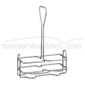 Traex Dripcut 2 Compartment Wire Rack Condiment Caddy, 7 1/4 x 2 5/8 x 5 3/4 inch -- 6 per case.