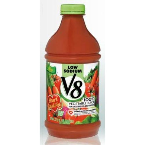V8 Low Sodium 100 Percent Vegetable Juice, 11.5 Ounce -- 24 per case.