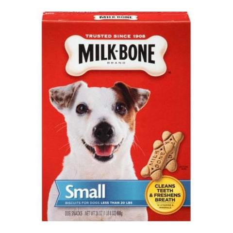 Milk Bone Small Original Biscuit Dog Treat, 24 Ounce -- 12 per case.