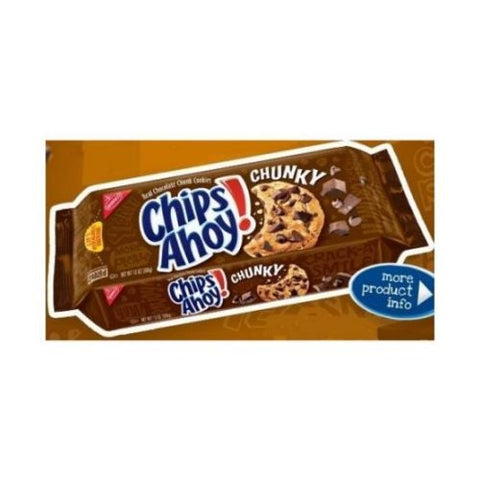 Chips Ahoy Chunky Cookie, 11.75 Ounce -- 12 per case.