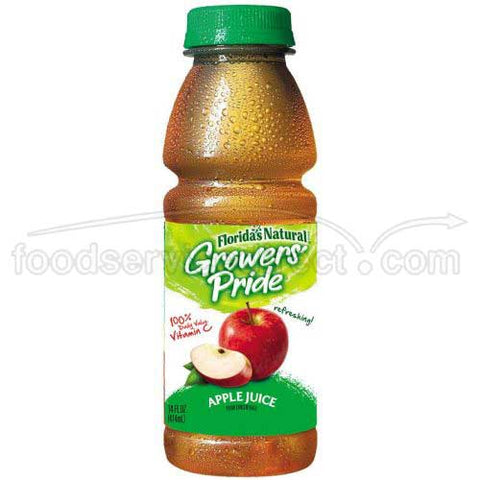 Floridas Natural Growers Pride Apple Juice, 10 Fluid Ounce -- 12 per case.