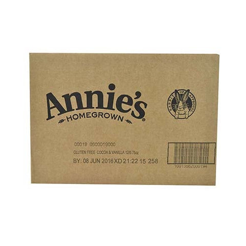 Annies Homegrown Cocoa and Vanilla Bunny Cookies, 6.75 Ounce -- 12 per case