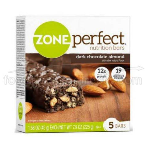 Zone Perfect Dark Chocolate Almond Nutrition Bar, 1.58 Ounce - 5 per pack -- 6 packs per case.