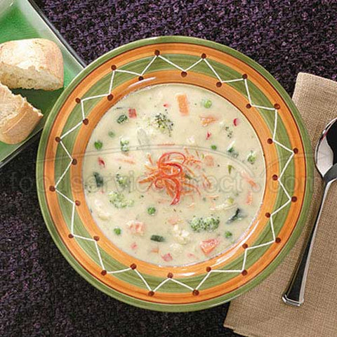 Campbells Frozen Condensed Creamy Garden Vegetable Soup - 4 lb. tray, 3 per case