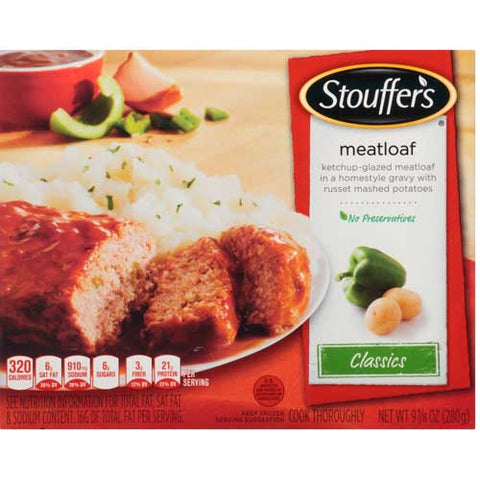 Nestle Stouffers Entree Meatloaf, 9.78 Ounce -- 12 per case.