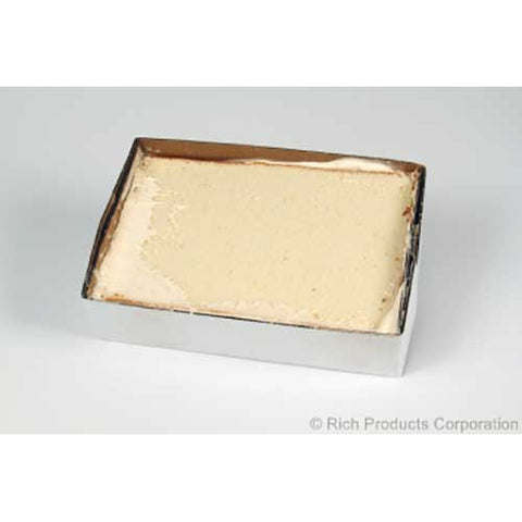 Rich Jon Donaire Uniced White Ice Cream Cake, 40 Ounce -- 4 per case.
